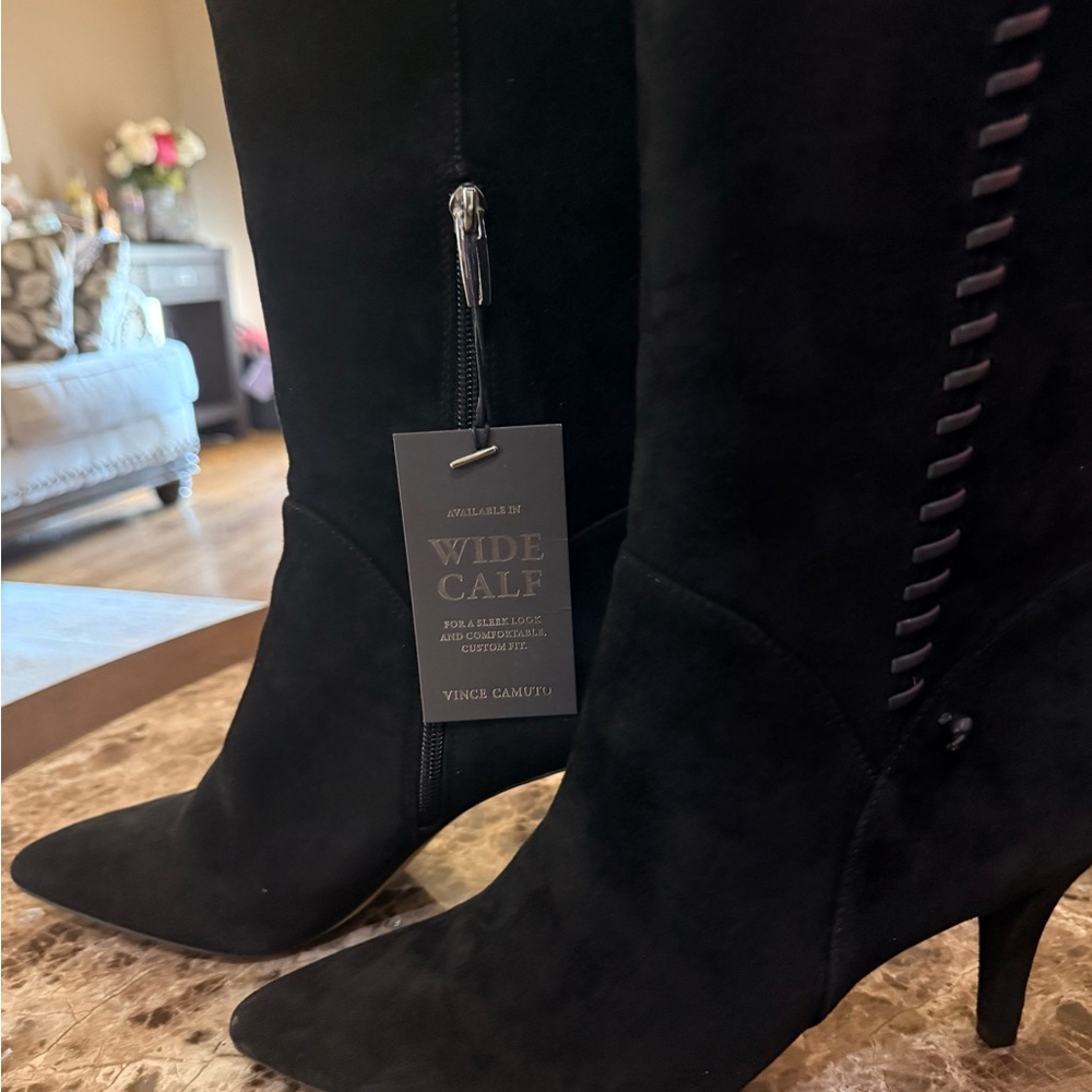 Vince Camuto Black Heeled Boots